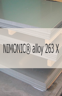 
                                                            Жаропрочный лист Жаропрочный лист NIMONIC® alloy 263 Х UNS N07263/W. Nr. 2.4650