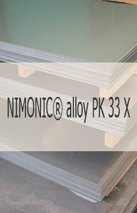 
                                                            Жаропрочный лист Жаропрочный лист NIMONIC® alloy PK 33 Х DTD 5057